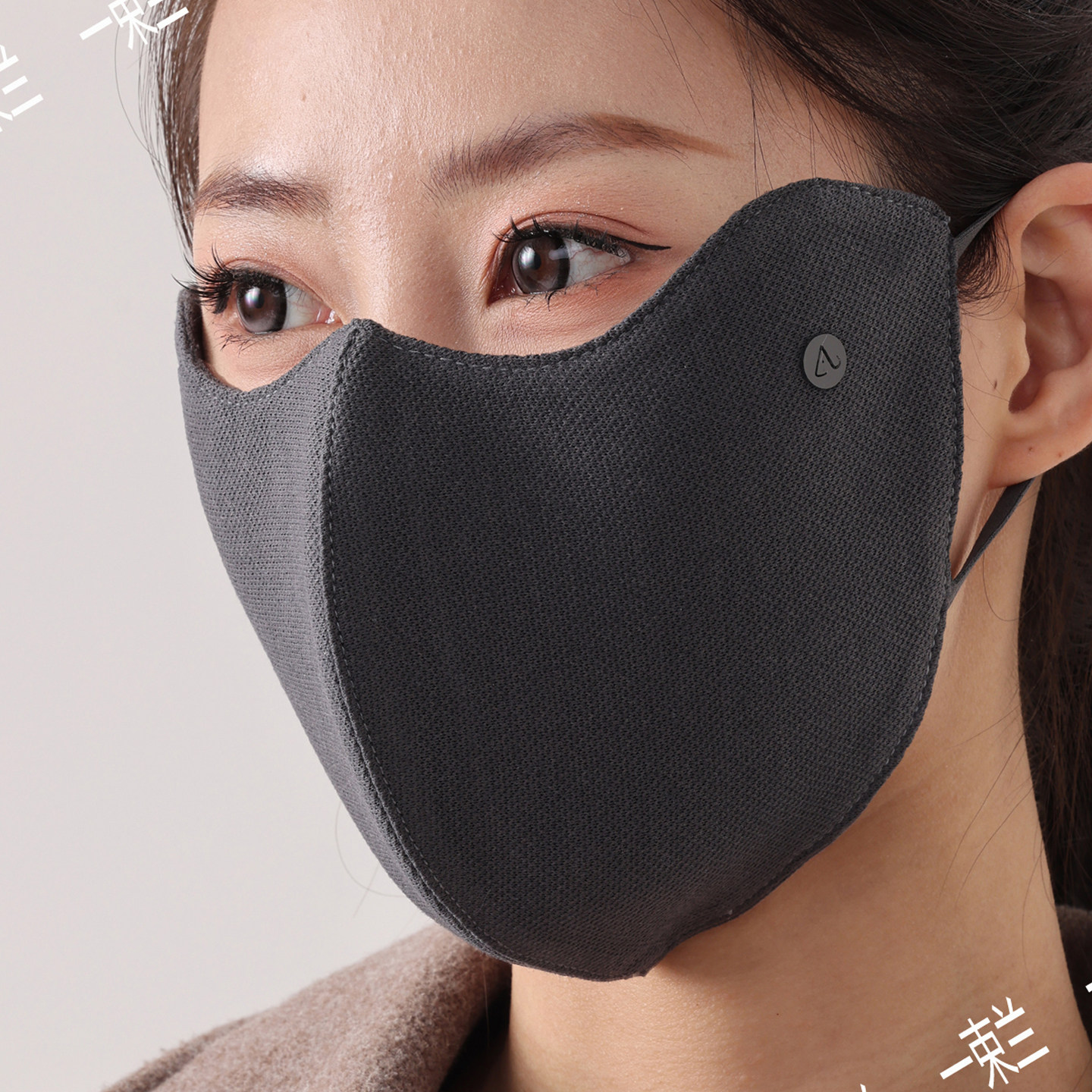 秋冬季口罩加大保暖护眼角防寒成人高颜值黑色男女潮款防风加厚
