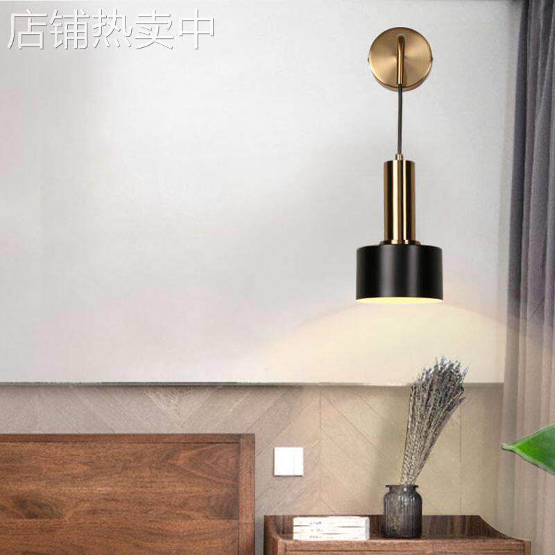 现壁灯亮LED工业床头过道装饰轻奢网红客厅卧室背景墙艺全铜灯
