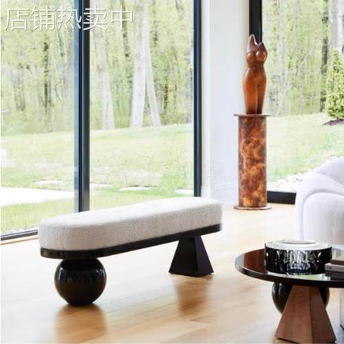 北欧换鞋凳坐凳创意家用沙发凳床尾凳试衣间长凳子入户门口穿鞋凳