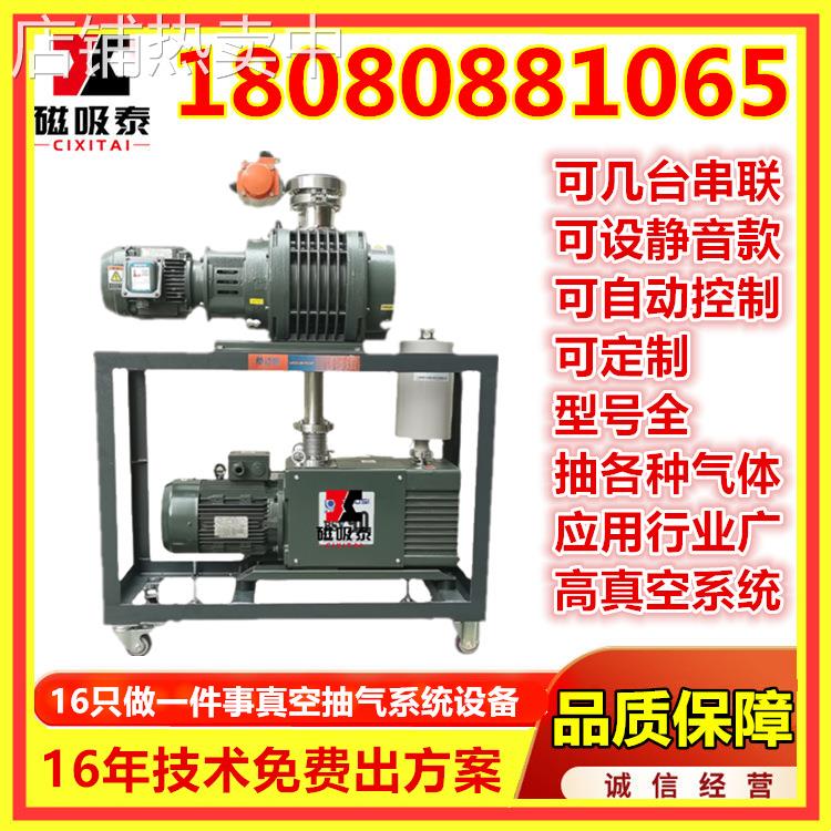 莱宝SV300B真空机组 300立方油泵150 极限5Pa罗茨泵真空泵系统