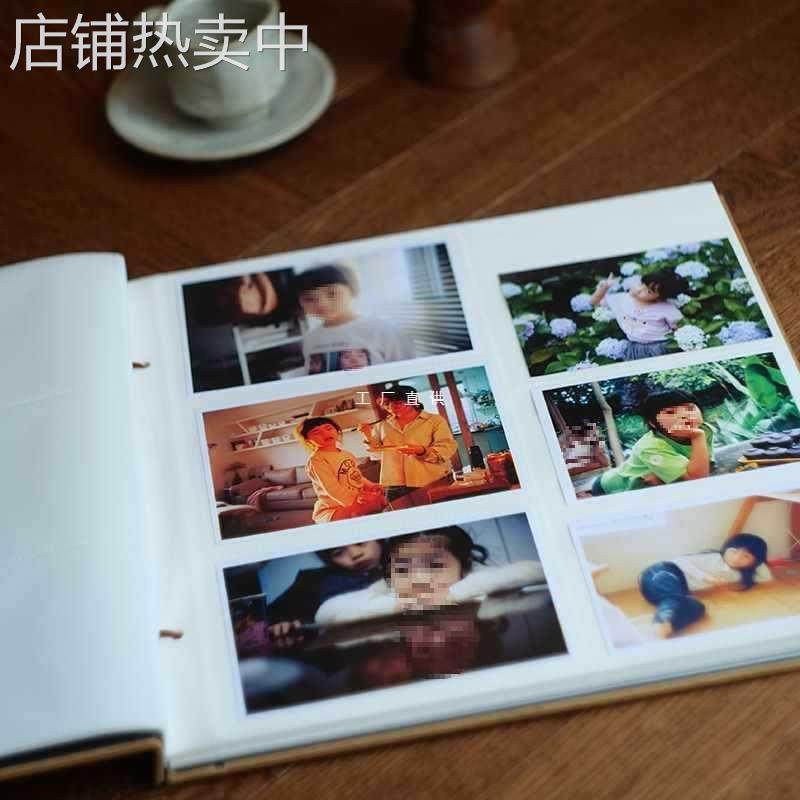 简约相册5寸6寸大容量插袋式影集 家庭照片收纳册 宝宝插页成