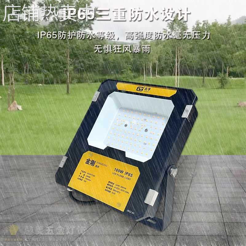 ft高孚照明投光灯20W50W100W200W户外防水庭院灯射灯室外广告路灯