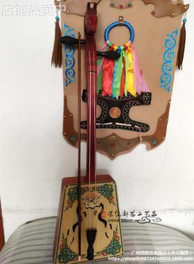 内蒙古特色民族工艺品马头琴摆件模型演出道具马头琴蒙古包装饰品
