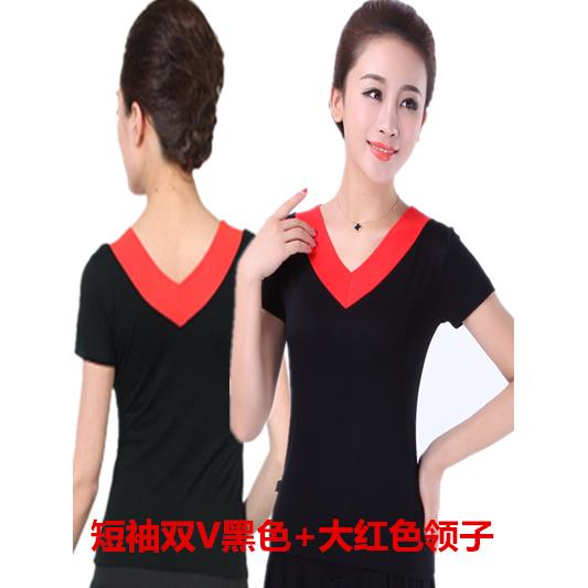 新款广场舞服装夏款秋季新款单件广场舞上装