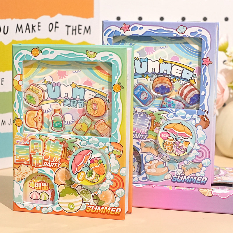 可爱卡通扭蛋机口袋本高颜值笔记本迷你便携小本子手账本创意解压机关本男孩小学生文具儿童礼物益智玩具女孩