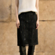 欧货高端定制黑色亮片大码 半身裙女2026春夏新款 轻奢温柔风A字裙