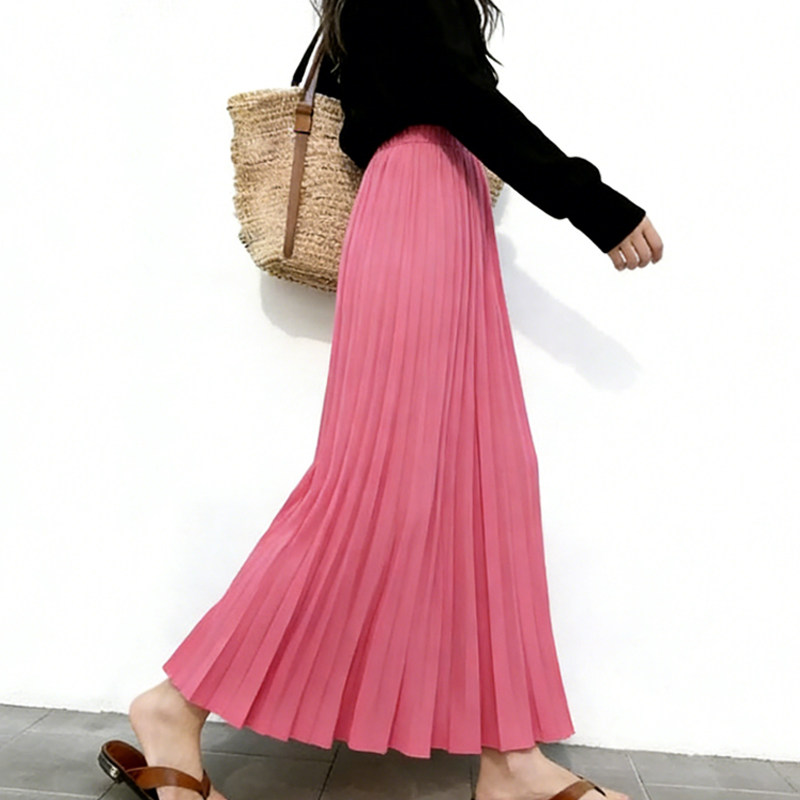 欧货高端定制樱花粉色大码半身裙女2026早春新款高腰轻熟风琴裙子,女装/女士精品,大码半身裙,淘宝优惠券,粉丝福利购,淘宝优惠卷