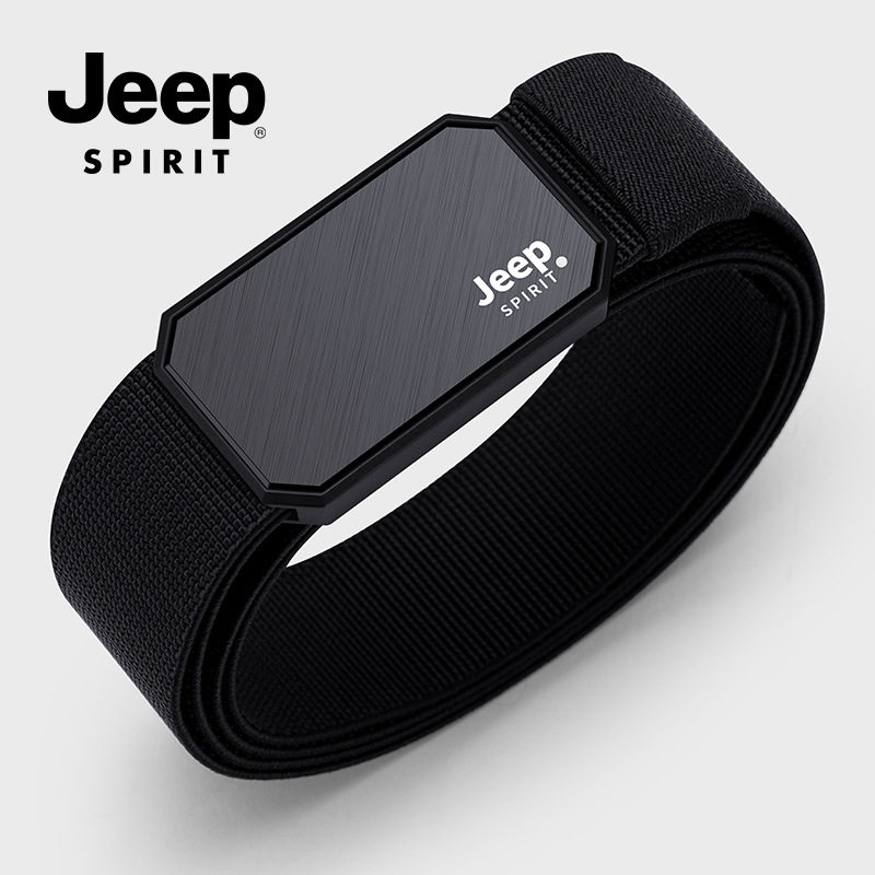 JEEP战术快拆合金插扣尼龙腰带男