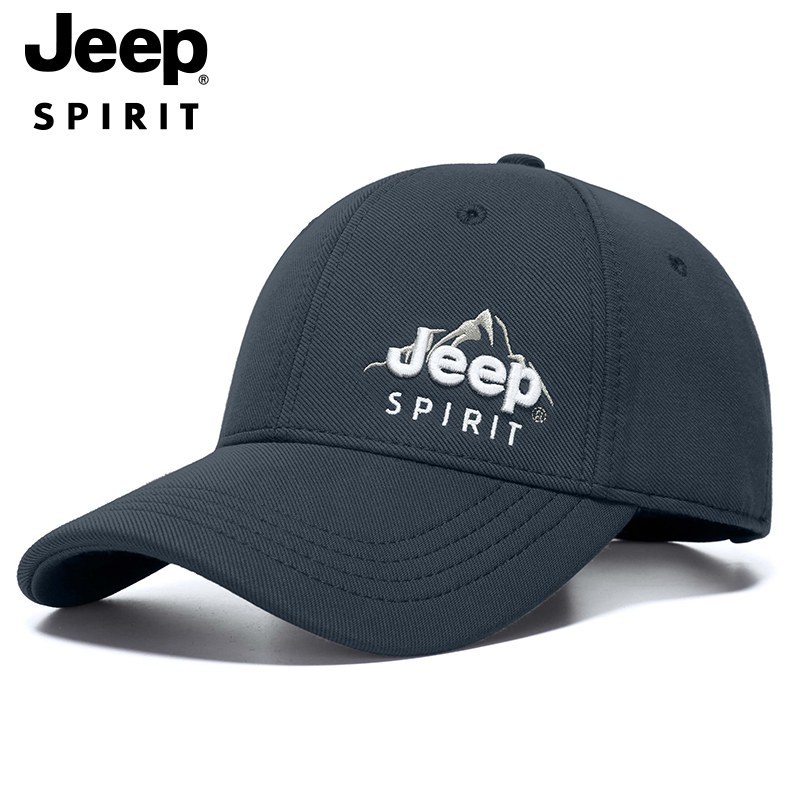 JEEP秋冬加厚中老年男士棒球帽潮