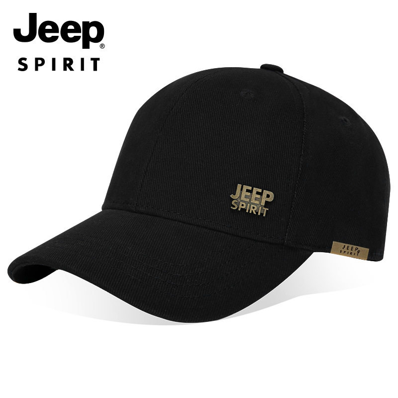 JEEP中老年透气棉圆顶棒球帽新款