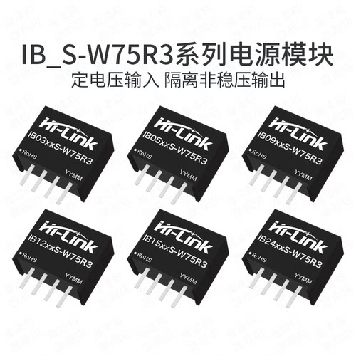DC-DC电源模块IB_S-W75R3系列