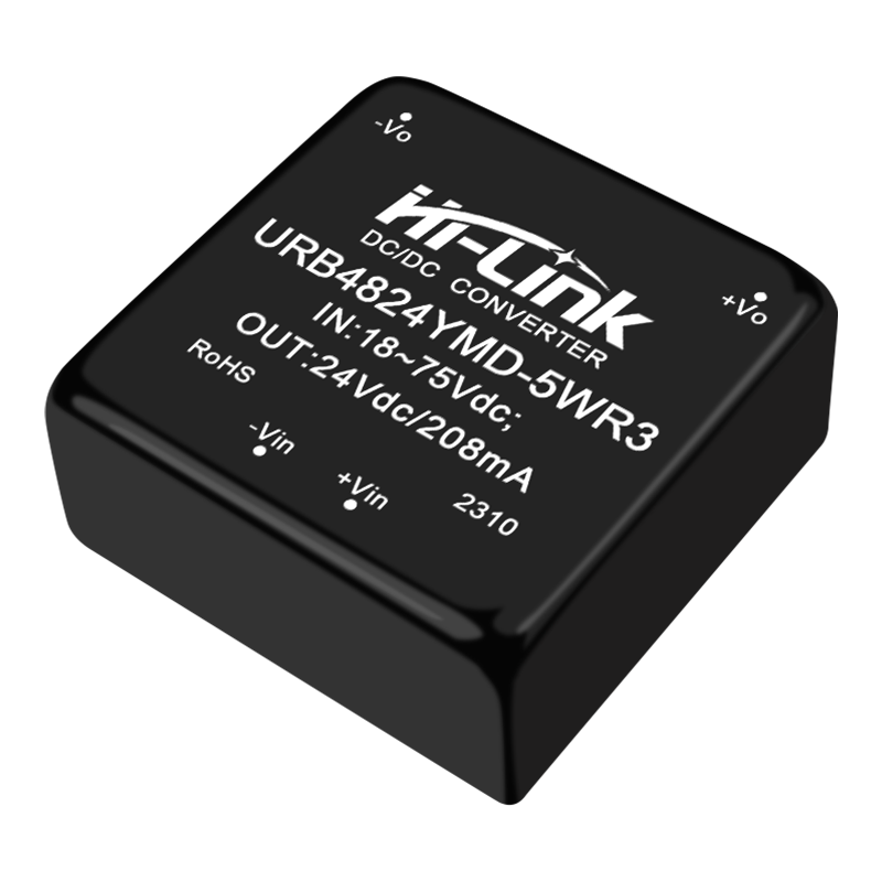 URB4812YMD-5WR3电源模块 48V转3/5/9/15/24V隔离稳压单路输出