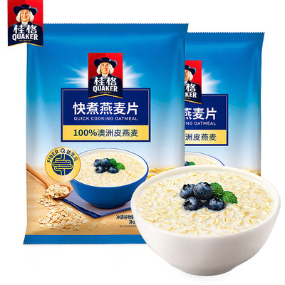 桂格700g粗粮原味煮食袋装燕麦片