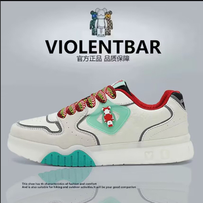 VIOLENTBEAR/暴力熊男鞋经典潮流情侣百搭低帮休闲板鞋B807