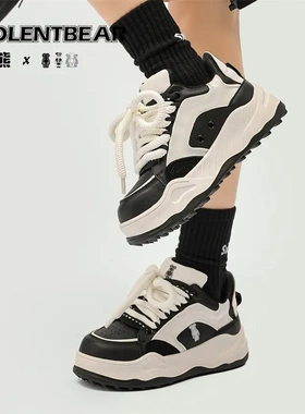 Violentbear/暴力熊春季新款透气轻奢时尚百搭厚底男女潮鞋356-8Q