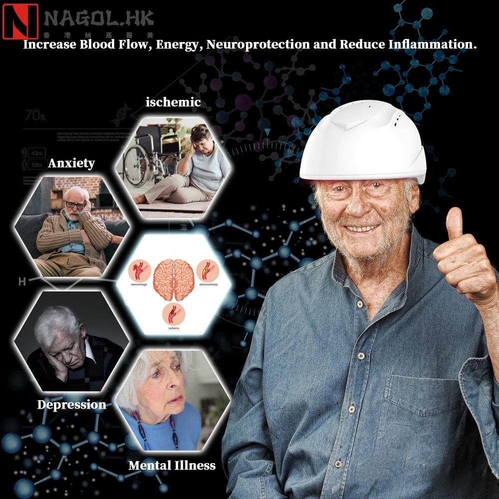 激光生物调节810nm头盔 激光物理头盔 Photobiomodulation Helmet