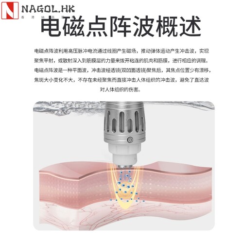 CTLNHA卡蒂尔电磁款冲击波shockwave家用腰部肩颈理疗仪按摩器械