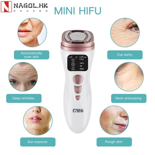 Mini 超声刀 精雕仪 HIFU RF嫩肤仪 EMS微电脉冲 提拉抚纹 美容仪