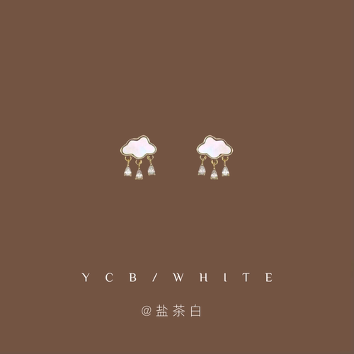 「独自穿过悲喜」雨滴耳饰~