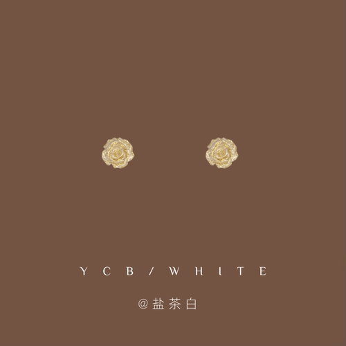 「雾霭小玫瑰」mini耳钉子！