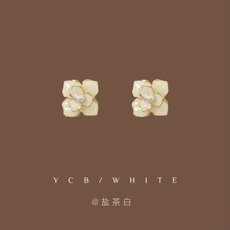 「人间富贵花」法式气质温柔山茶花朵耳钉925银针高级感轻奢耳环,饰品/流行首饰/时尚饰品新,耳钉,淘宝优惠券,粉丝福利购,淘宝优惠卷