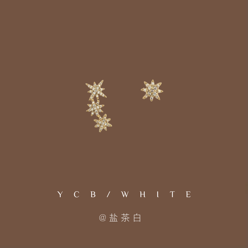 璀璨星河简约气质轻奢耳钉小众