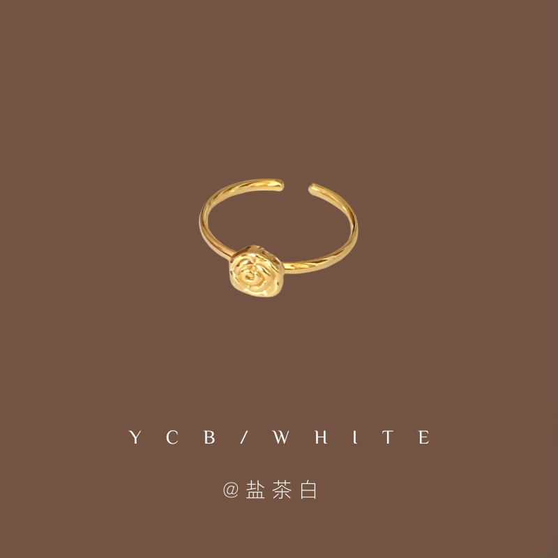 「方糖玫瑰」小众戒指！