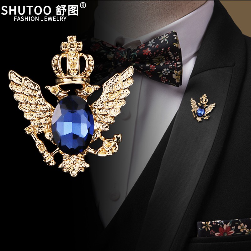 流苏胸针SHUTOO/舒图合金复古男