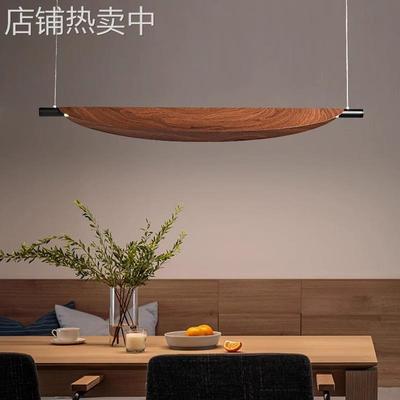 ins日式侘寂风茶室吊灯设计师个性创意复古树叶餐桌饭厅餐厅吊灯