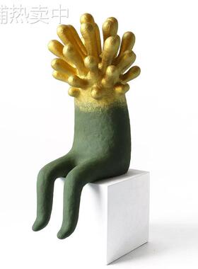 儿童房桌面摆件工艺品创意样板间卡通软装饰品客厅电视柜摆件公仔