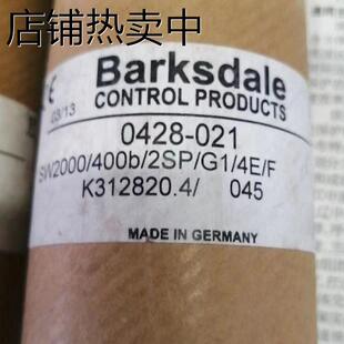 0428 400b 2SP SW2000 021BARKSDALE压力开 K312820.4
