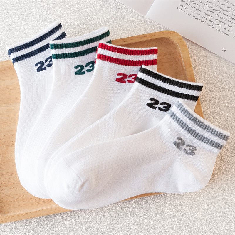 。少女可爱棉袜休闲浅口袜子小孩棉学生袜白色女士日系四季船袜