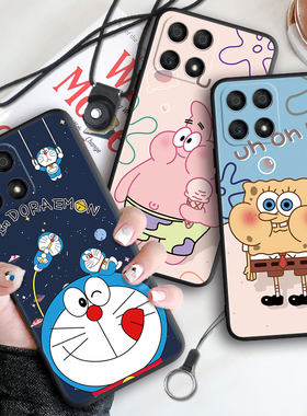 昊淘适用于荣耀X30i新款手机壳送钢化膜TFY-AN00个性创意卡通保护套荣耀 x30全包边手机套tfy-an00硅胶防