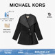 两件折上折 女士羊毛中长款 MICHAEL KORS 大衣外套 含腰带