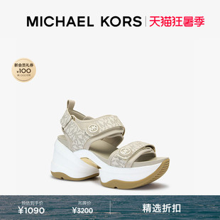 MICHAEL KORS MK Olympia 女士厚底凉鞋 跟高8cm