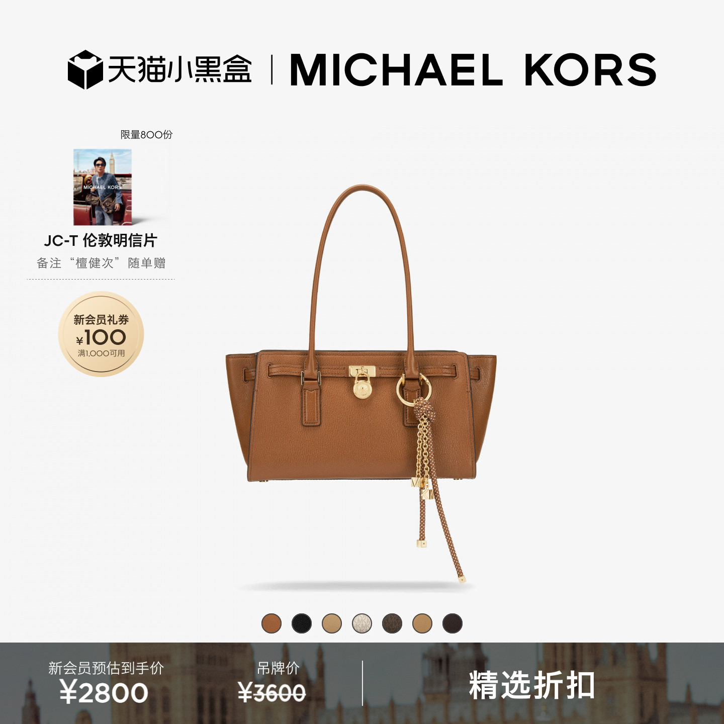 MKHamiltonModerne小号单肩包图片