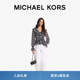 KORS 女士乔其纱印花 领长袖 MICHAEL 上衣 春夏新品
