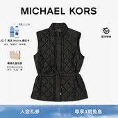 MICHAEL KORS 女士系带菱格绗缝收腰马甲