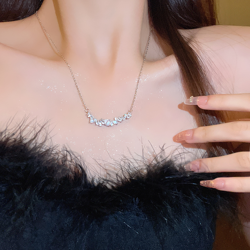 那片海轻奢锆石项链女