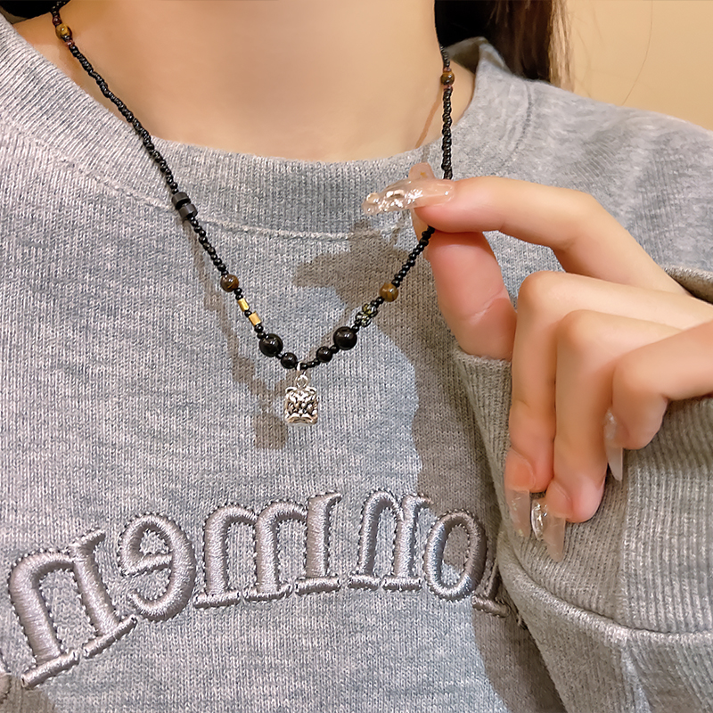 那片海新中式醒狮串珠项链