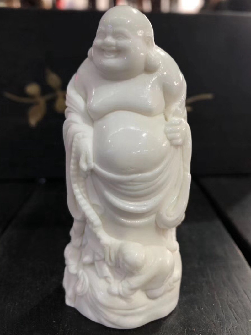 Laughing Buddha Maitreya Buddha Decoration Handle piece Gudiao Antique Arts and Crafts natural Antlers manual carvingin the Accessories/Fashion Jewelry, Decoration  category - from Buy2taobao.com to provide professional Taobao agent buy service