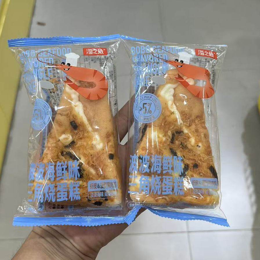 海之最海鲜味三角烧蛋糕500g