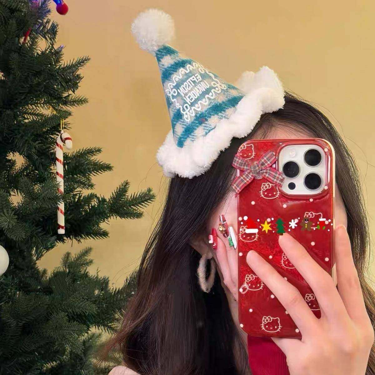 圣诞头饰可爱布艺毛绒圣诞帽发夹边夹少女头饰甜美小夹子发卡发饰,饰品/流行首饰/时尚饰品新,发饰,淘宝优惠券,粉丝福利购,淘宝优惠卷