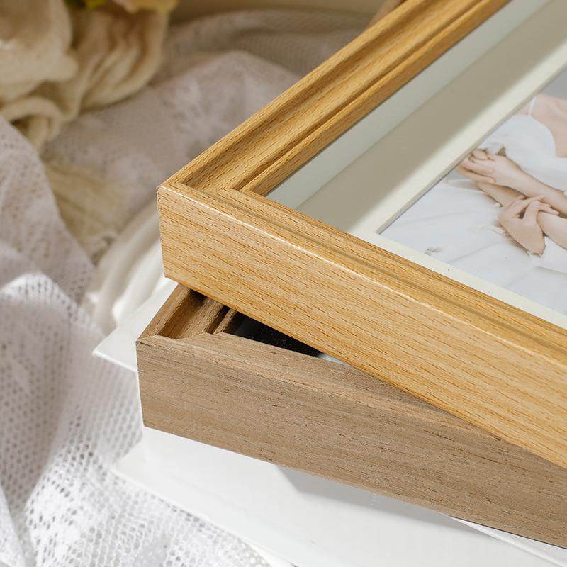 厂家相框摆台立体中空签名卡纸木制木质画框6寸7寸8寸北欧玻,家居饰品,DIY亲子装饰画,淘宝优惠券,粉丝福利购,淘宝优惠卷