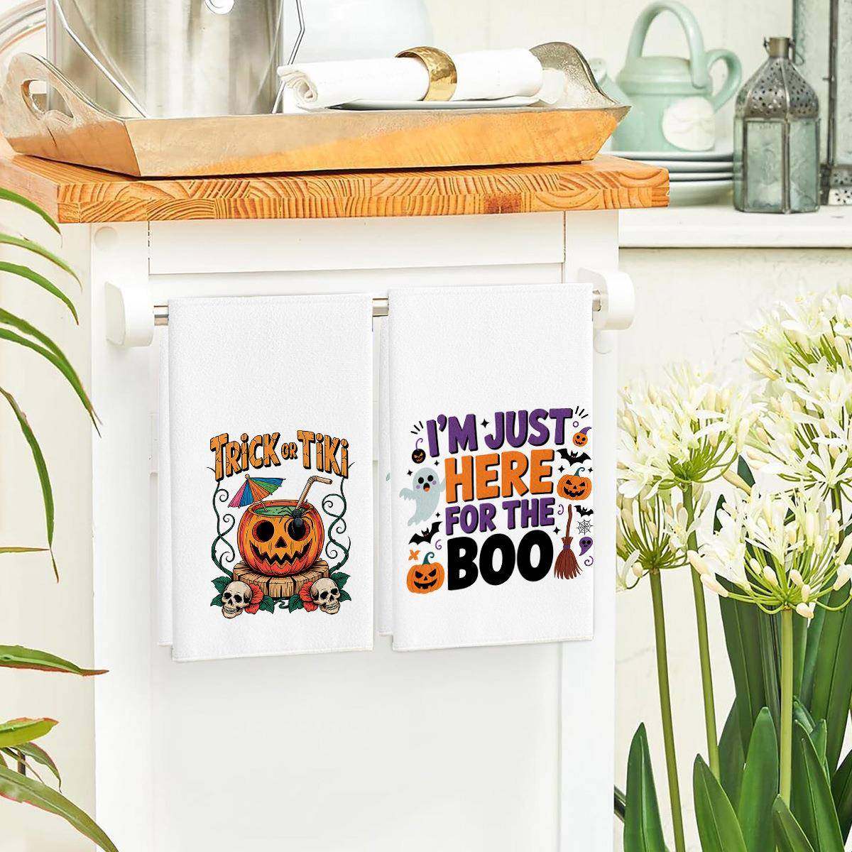 万圣节南瓜幽灵厨房抹布吸水擦手巾洗碗布可悬挂节日装饰礼物毛巾,家庭/个人清洁工具,抹布,淘宝优惠券,粉丝福利购,淘宝优惠卷