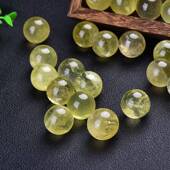 厂家直供天然黄水晶球七星镇摆件水晶原石打磨工艺品现货