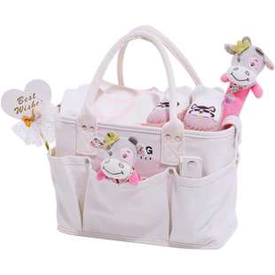 婴儿衣服新生儿礼盒满月见面礼物初生刚出生送宝宝用品待产催生包