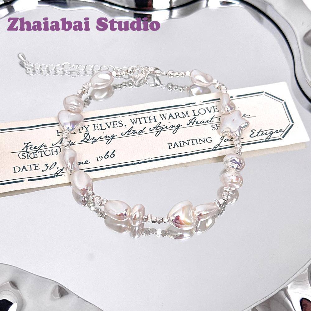 异形仿巴洛克少女色系不规则珍珠散珠串珠手工手链饰品配件