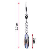 星期三亚当斯一家钥匙扣挂件wednesday双面水晶吊坠金属钥匙链