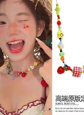 「落跑的海星」海边度假风可爱海星项链小众骨链吊坠配饰春夏爆款